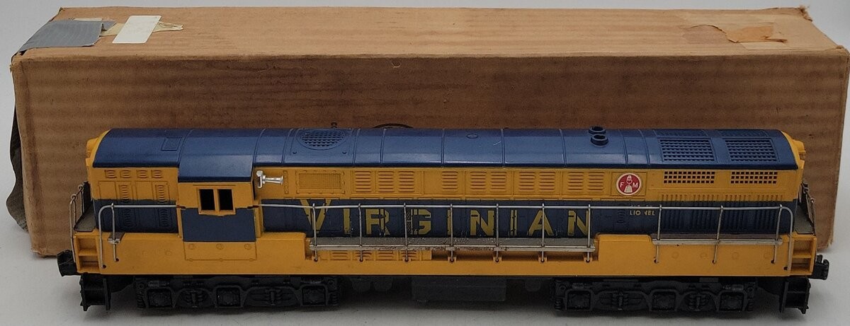 Lionel 2322 Vintage O Virginian Blue & Yellow FM Trainmaster/Box