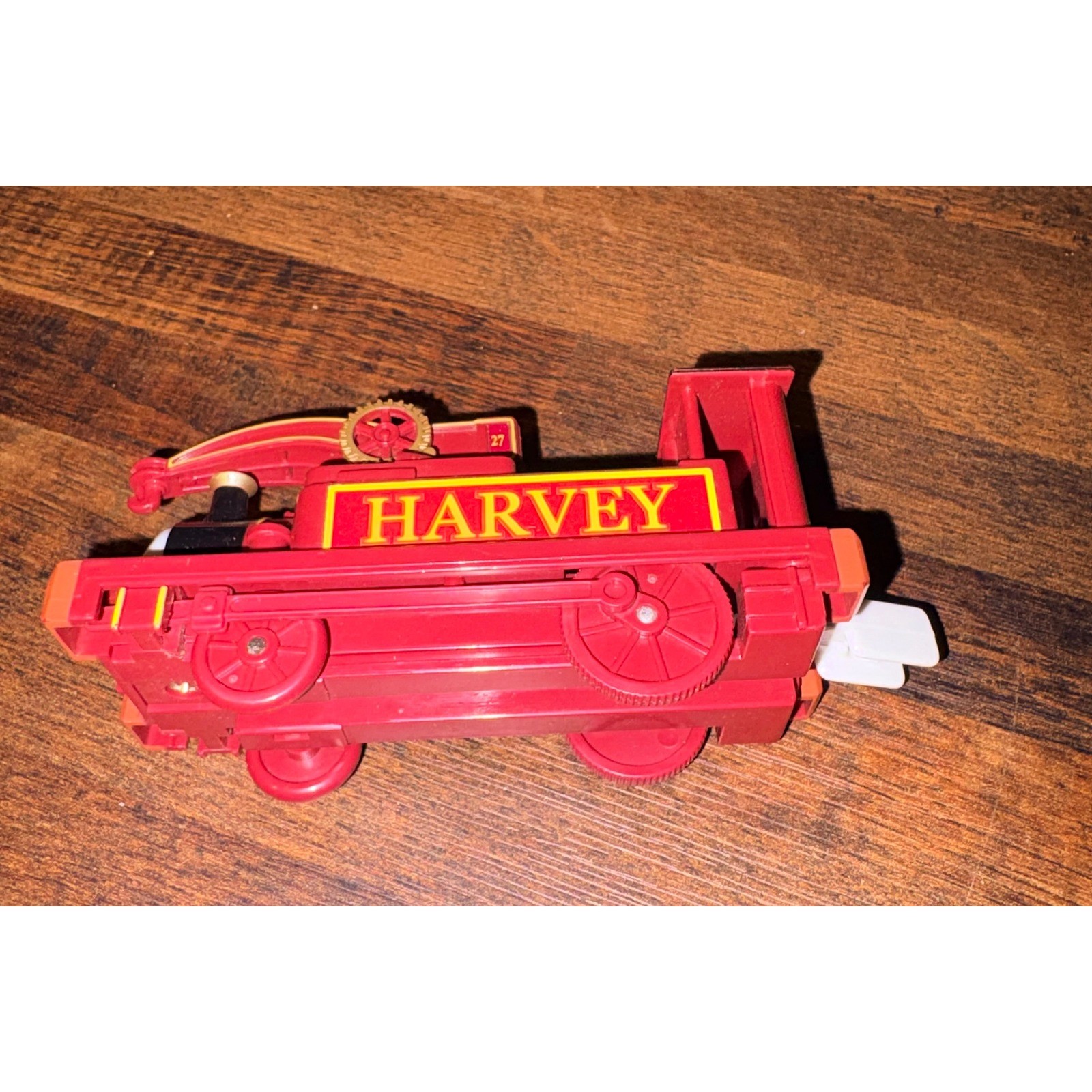 Thomas & Friends TrackMaster Harvey Motorized Crane Engine Red Train No 27