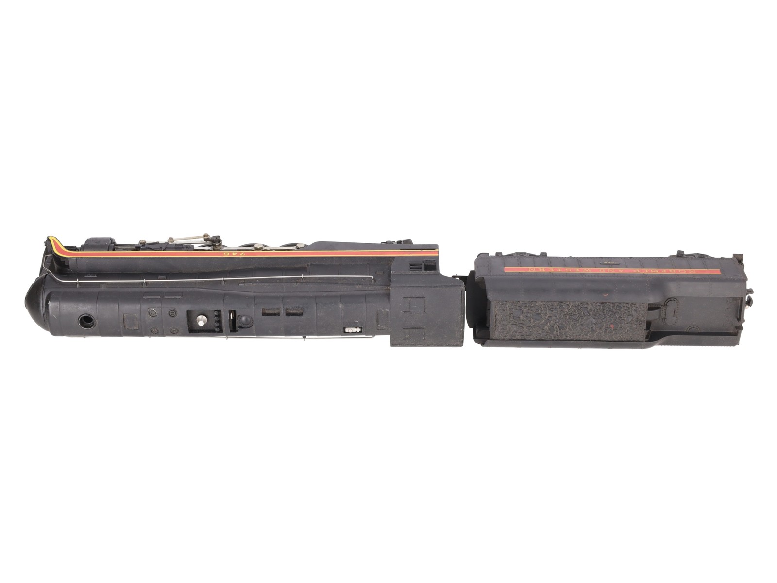 Lionel 746 Vintage O N&W J Class 4-8-4 Steam Locomotive & 746W Tender