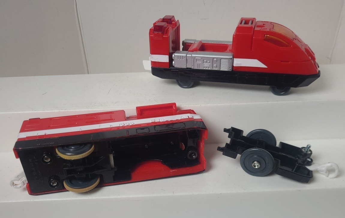 TOMY PLARAIL Big Hyper City Train Motorized FIRE CAR and PILOT CAR Parts