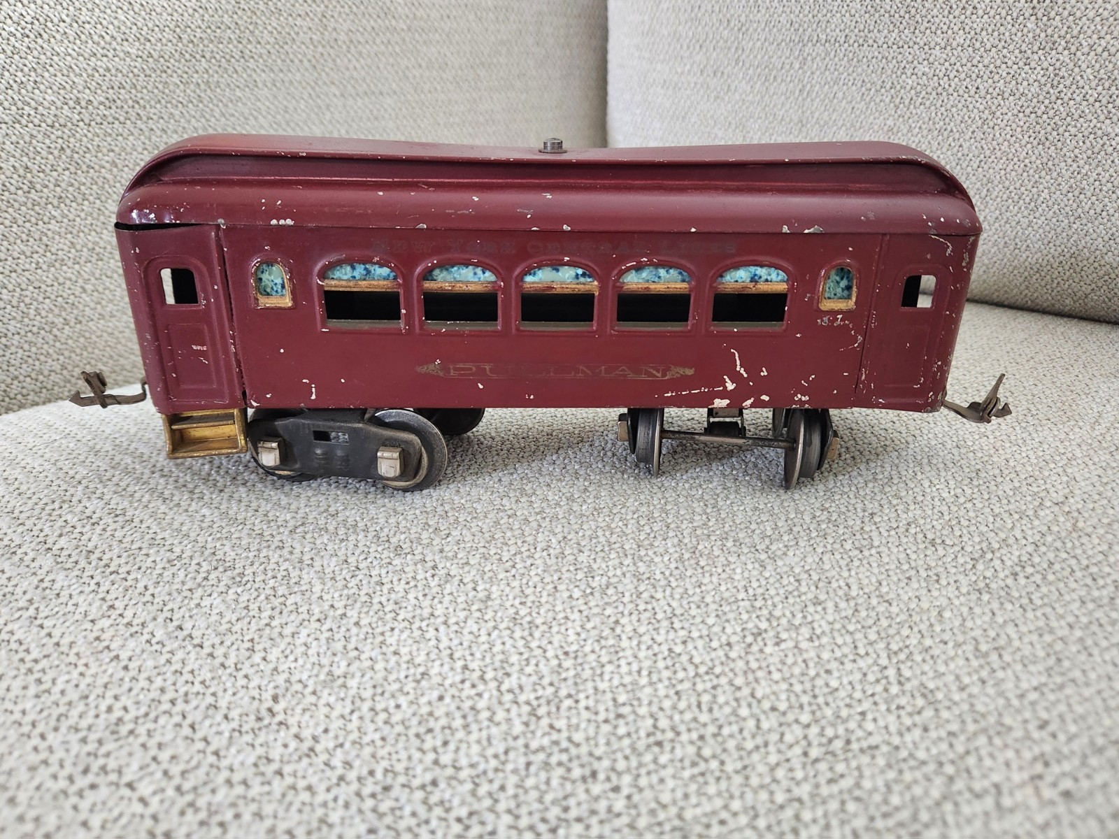 Lionel No. 8 Engine, No. 35 and No. 36 Cars, Vintage 1925, origina 350 set T304