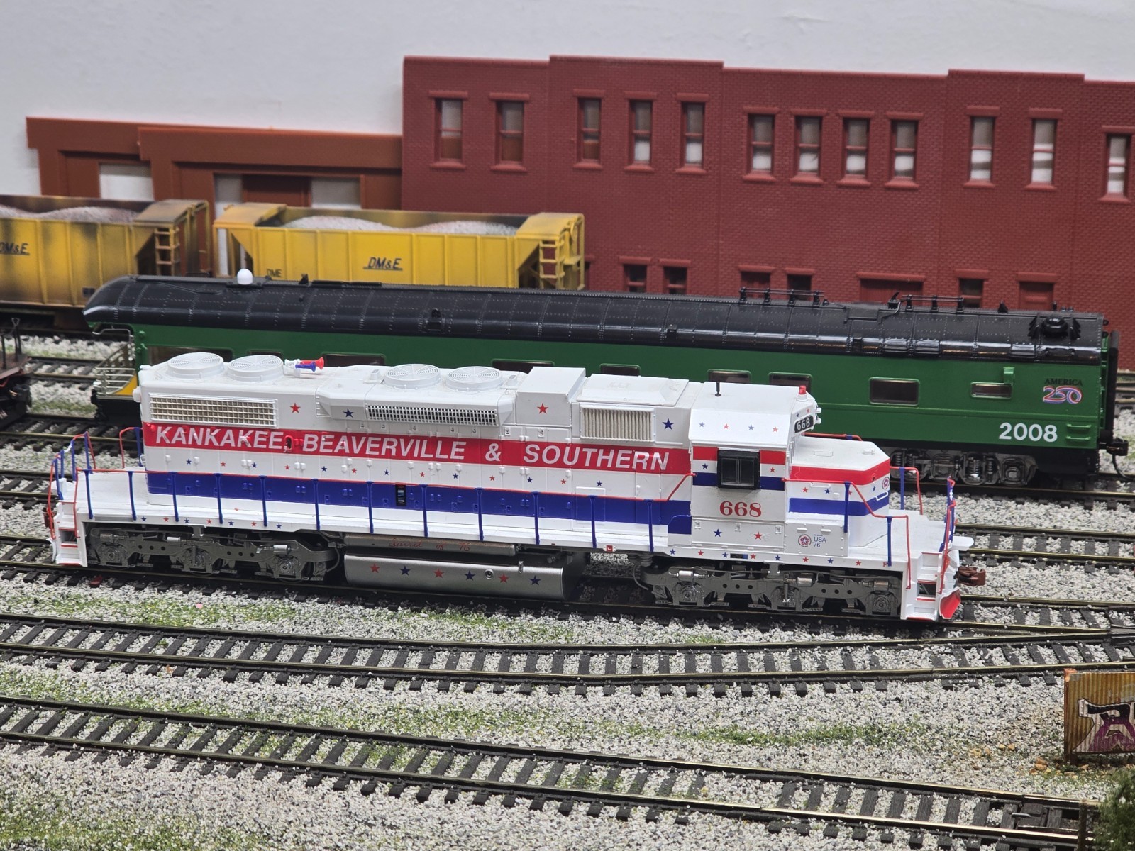 Kankakee Beaverville and Southern Freelance Bicentenial Semiquincentenial SD40-2