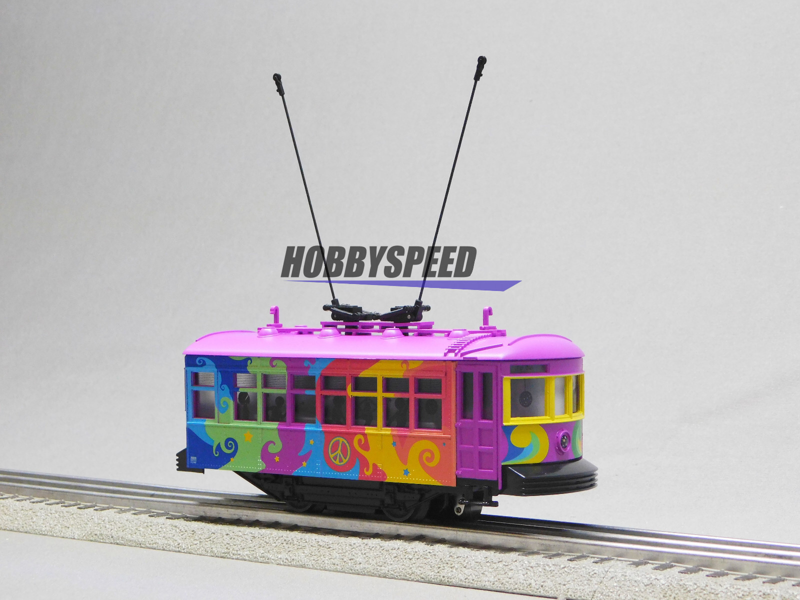 LIONEL TRIPPY TROLLEY O GAUGE street car artistic psychedelic hippy 2235030 NEW
