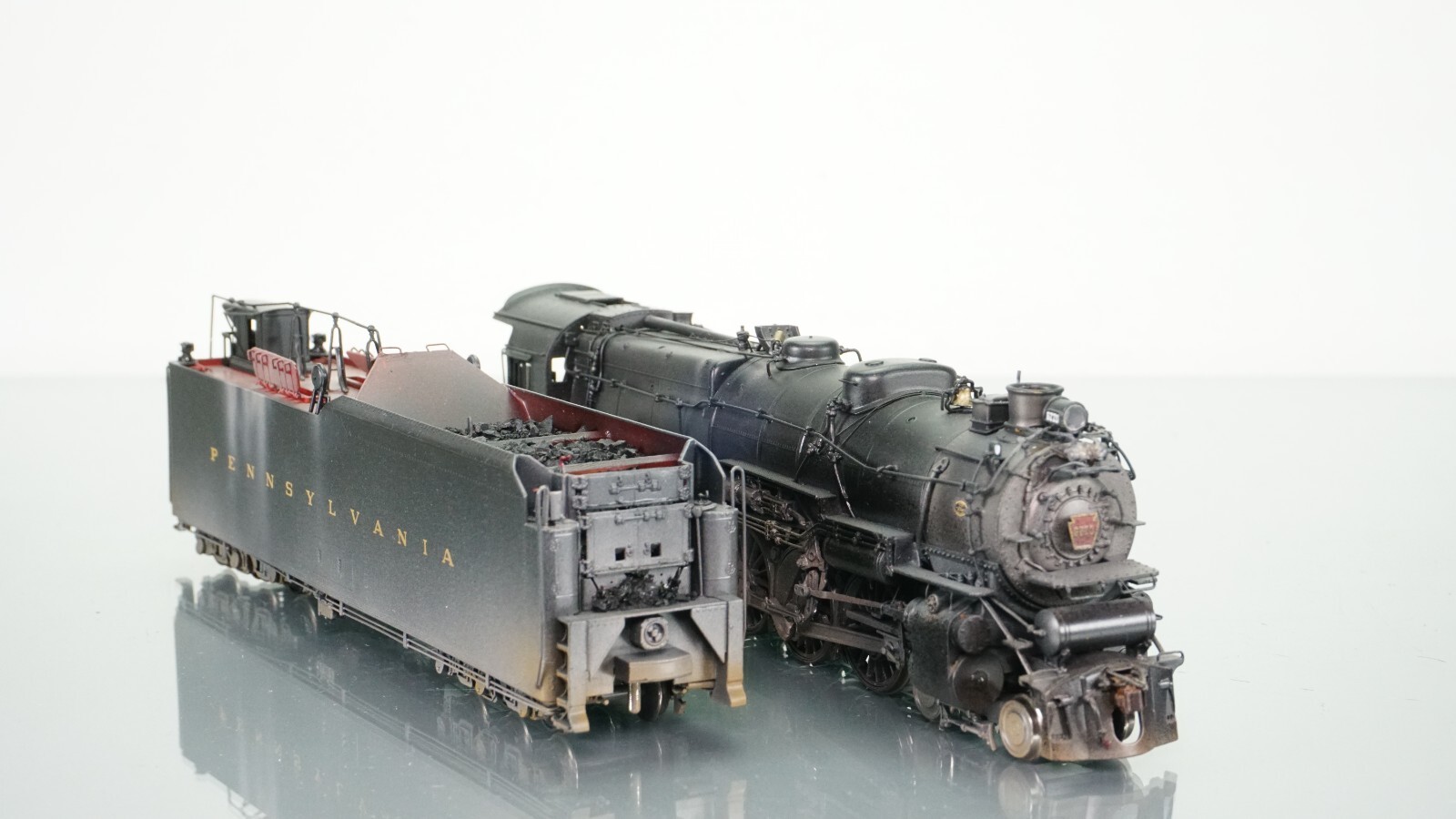 Challenger Imports Brass M-1A 4-8-2 PRR 6770 WEATHERED HO Scale