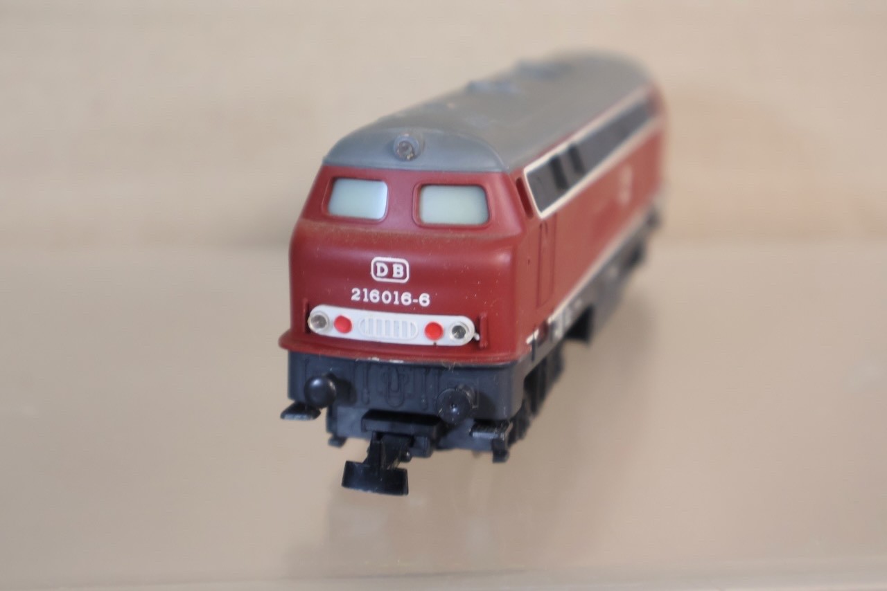 MODEL POWER 9032 RIVAROSSI HO GAUGE DB CLASS BR 216 016-6 DIESEL LOCOMOTIVE op