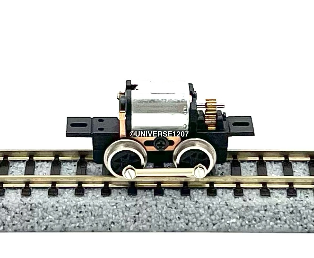 N/HOn30/HOe/009 Gauge 0-4-0 Rod-Driven Locomotive Power Drive Chassis 13mm/8mm