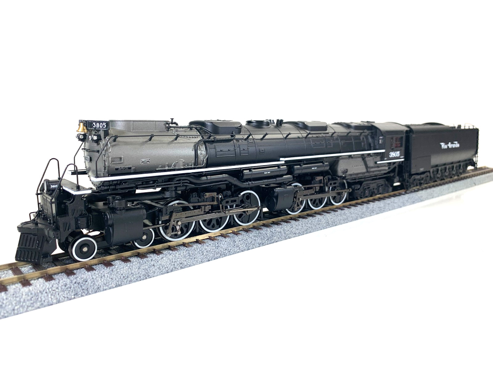 HO Broadway Ltd 4987 Rio Grande UP Challenger #3805,DC/DCC Paragon 3,Smoke