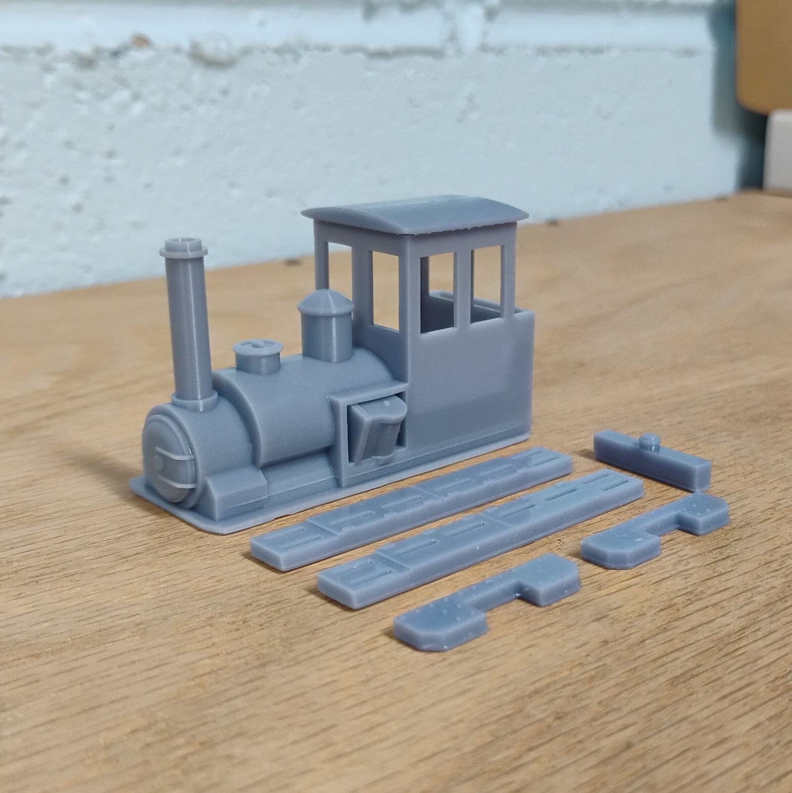 On18 HEISLER LOCO kit #4. For Kato 11-109/11-110 chassis. RESIN 3D print.
