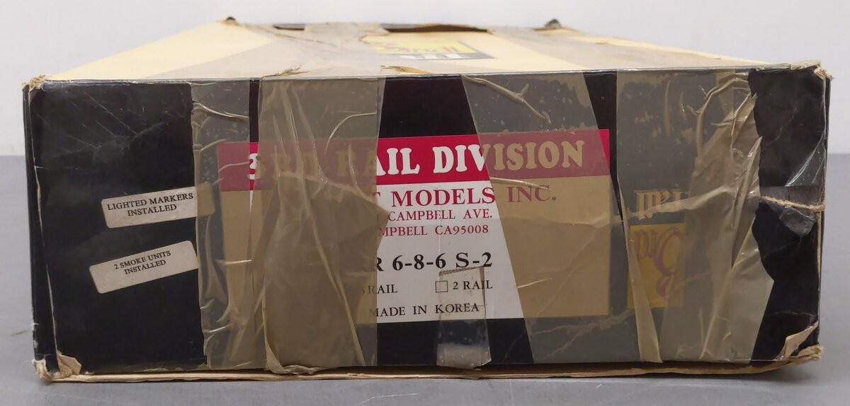 3rd Rail 6200 Pennsylvania RR 6-8-6 S-2 Steam Turbine & Tender #6200 EX/Box