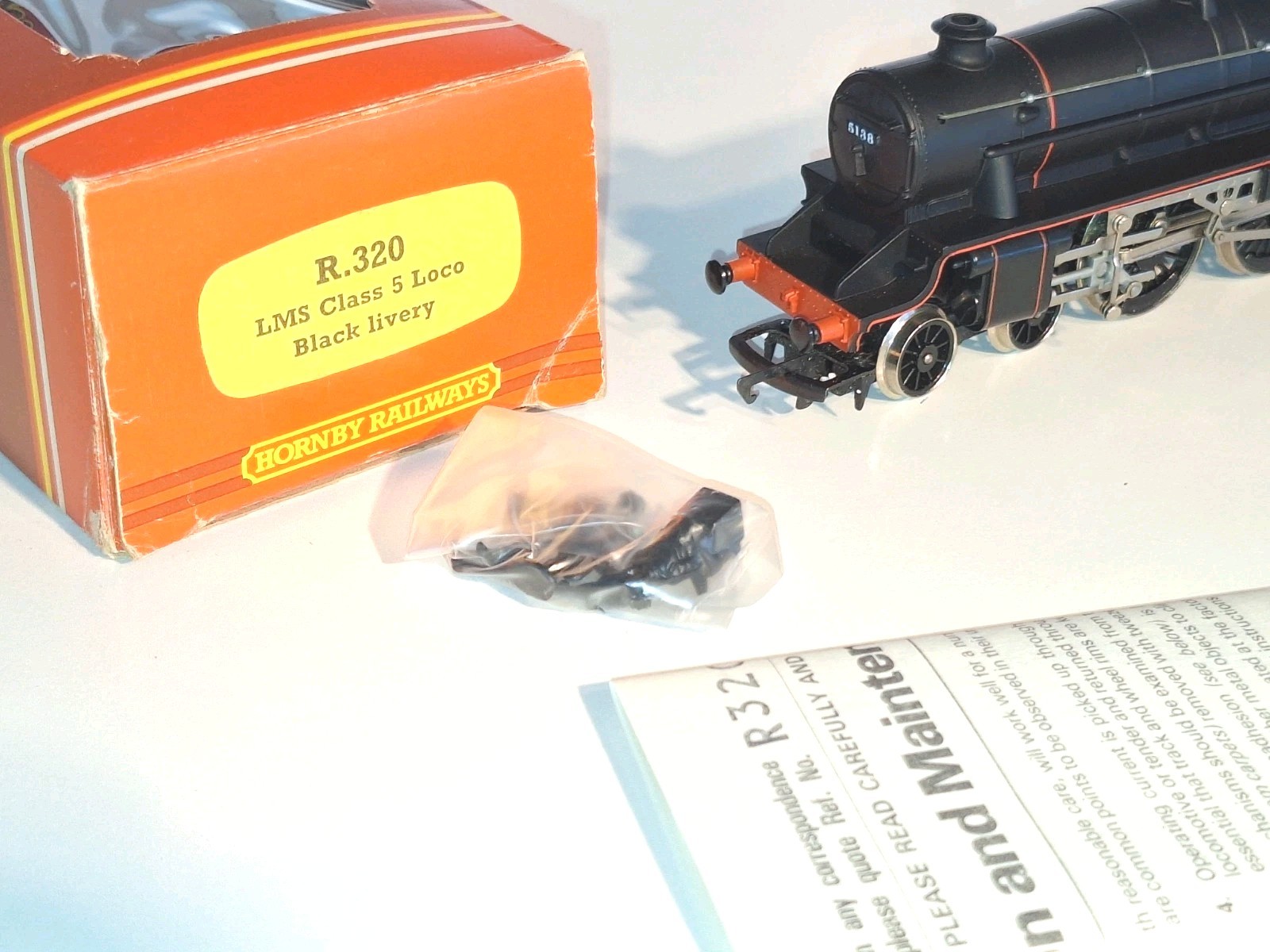 Hornby R320 LMS Black 5 4-6-0. New Old Stock. Mint Cond. Boxed. 2 Rail DC. OO