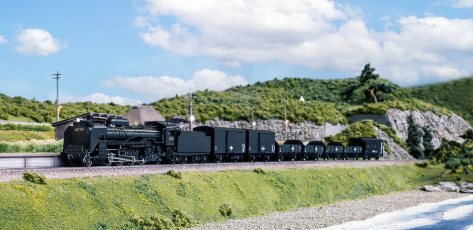 HO Kato 1-203 2-8-2 JNR Class D51 Mikado Tender Steam Locomotive Standard Spec