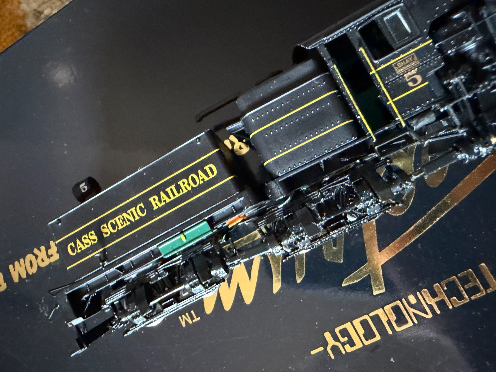 Bachmann Spectrum HO #5 80-Ton 3 Truck Shay DCC/SOUND/CURRENT KEEP/WARR/BOX # 49