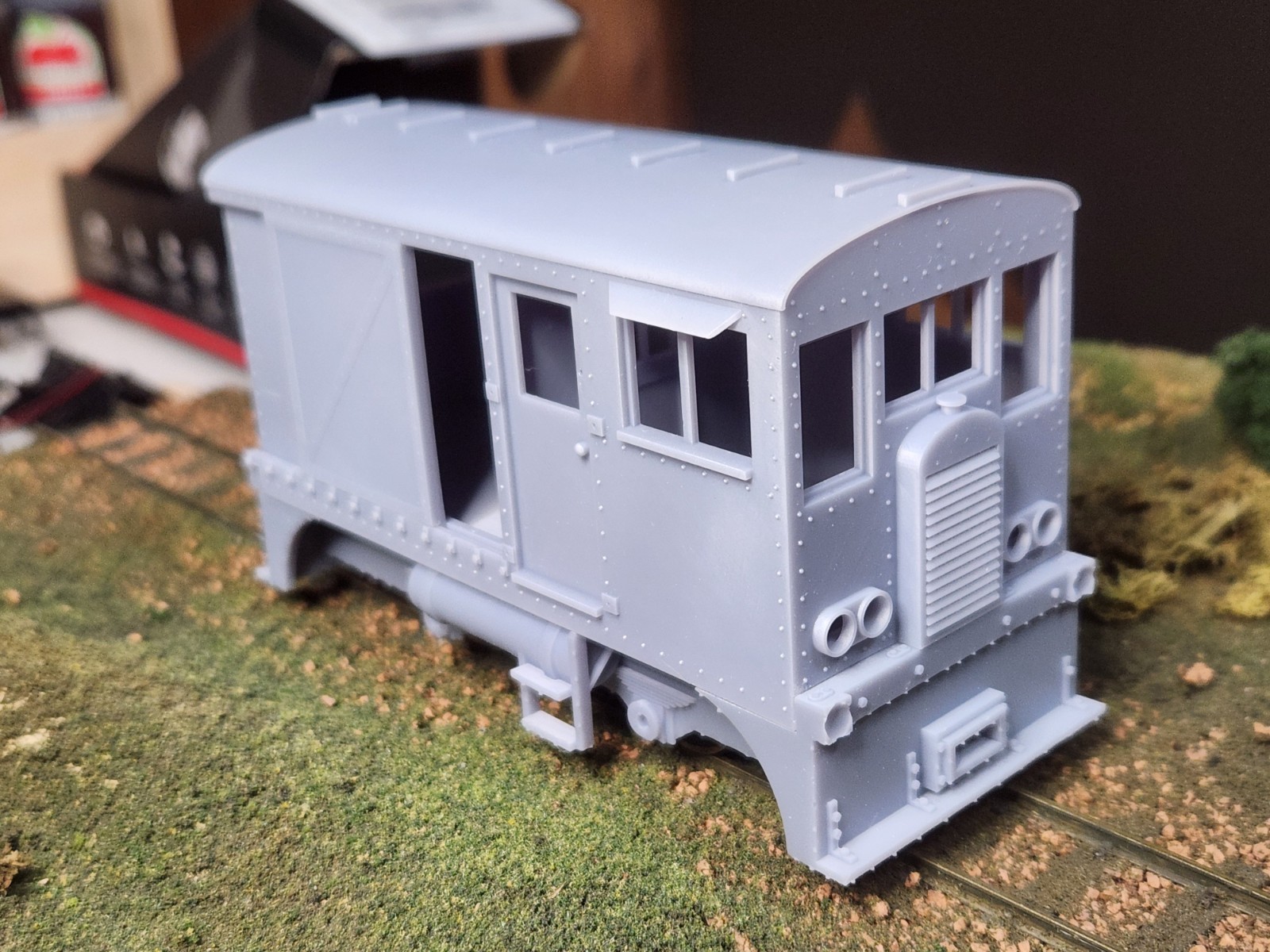 On30 Freelance Box Cab Switcher Kit 3D Printed For Bmann On30 Street Car Mech