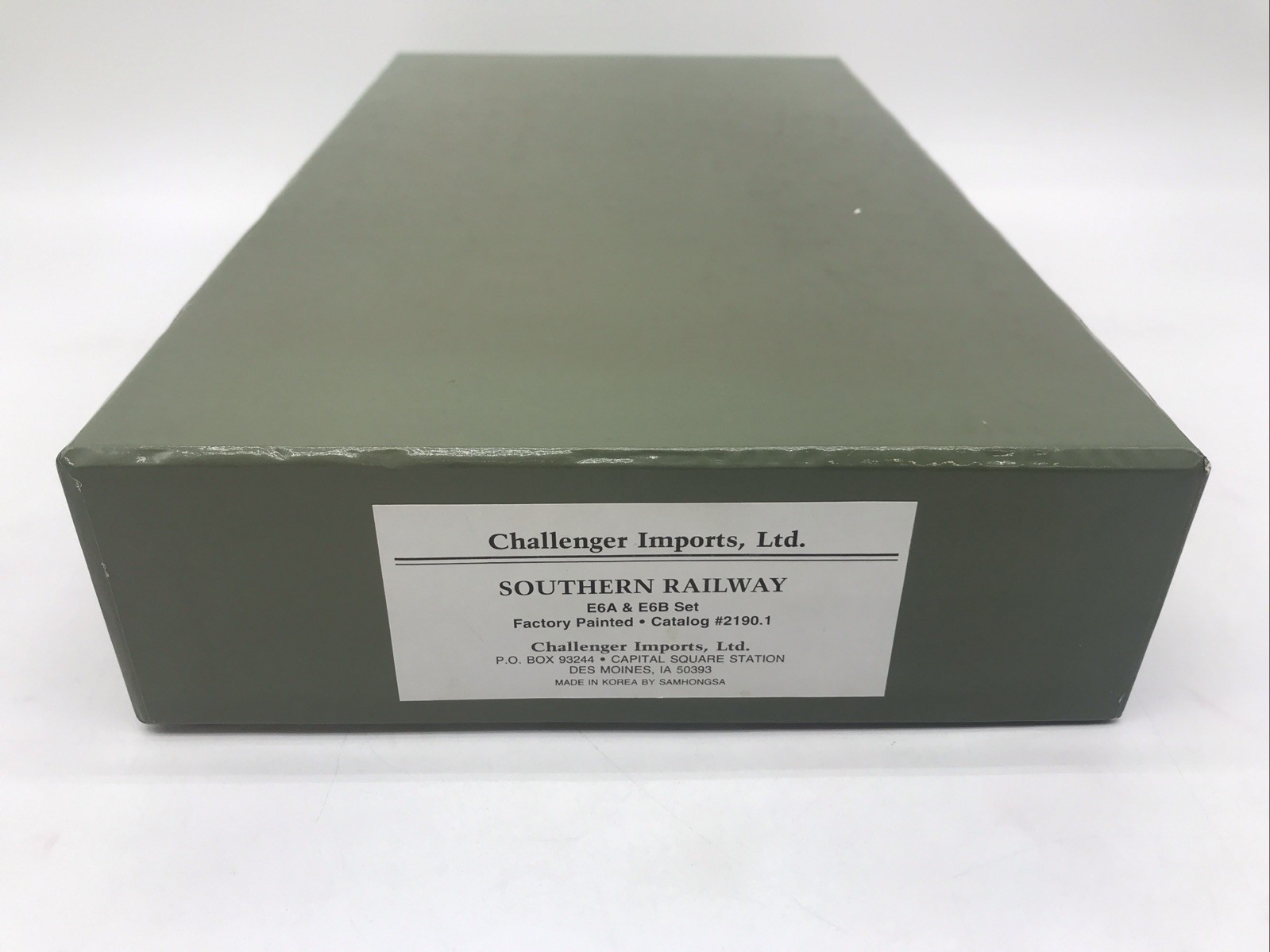 HO Scale Challenger Imports #2190 Southern Railway E6A & E6B 2802 CBN