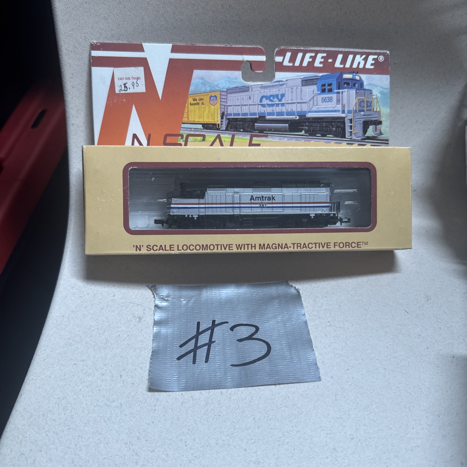 N Scale Amtrak N F40 Locomotive Life Like Trains 7641 Loco AMT All Wheel Drive