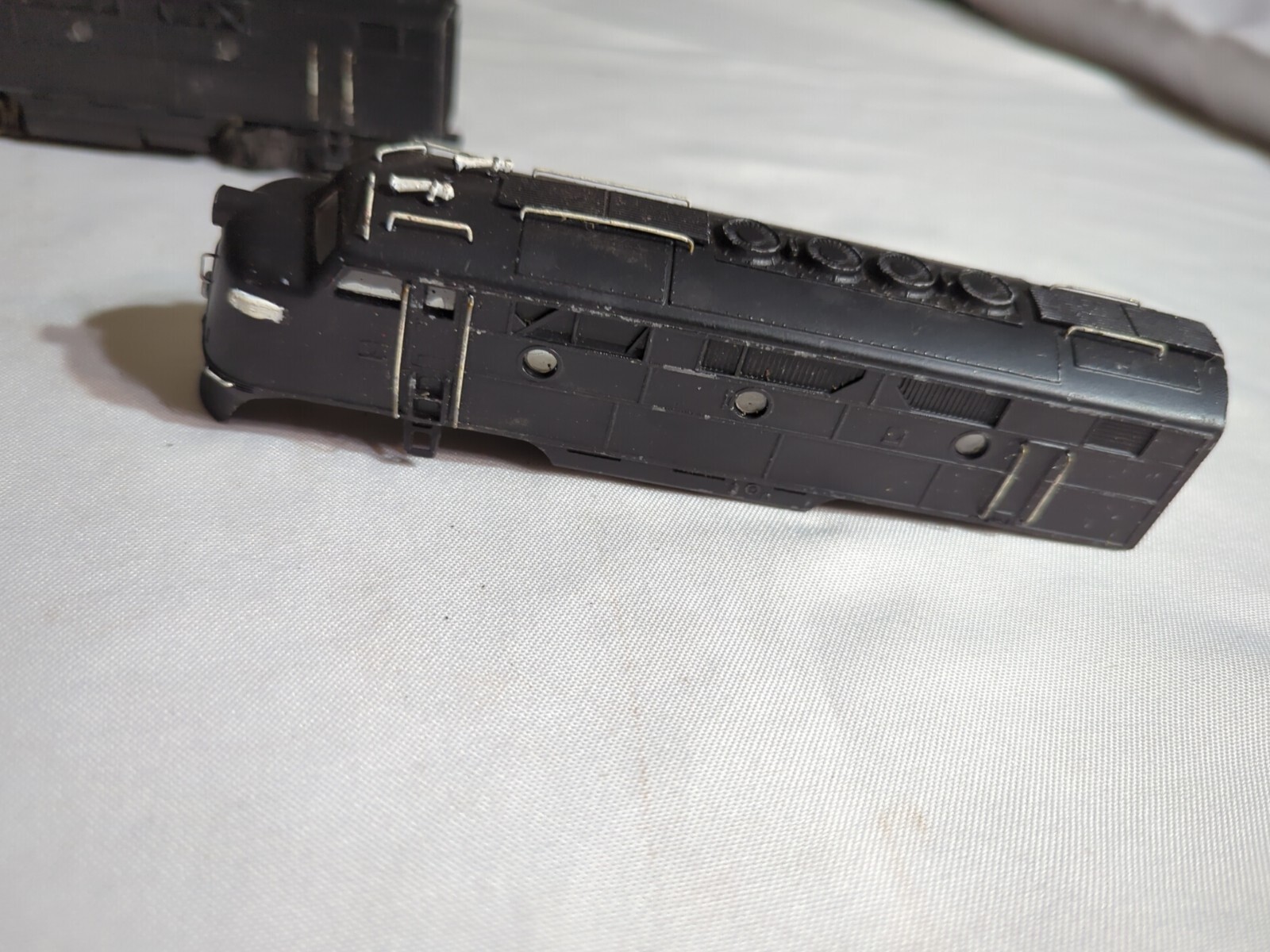 HTF Ho Gauge Heavy Brass Or Steel Santa Fe Locomotive Shell & B Unit