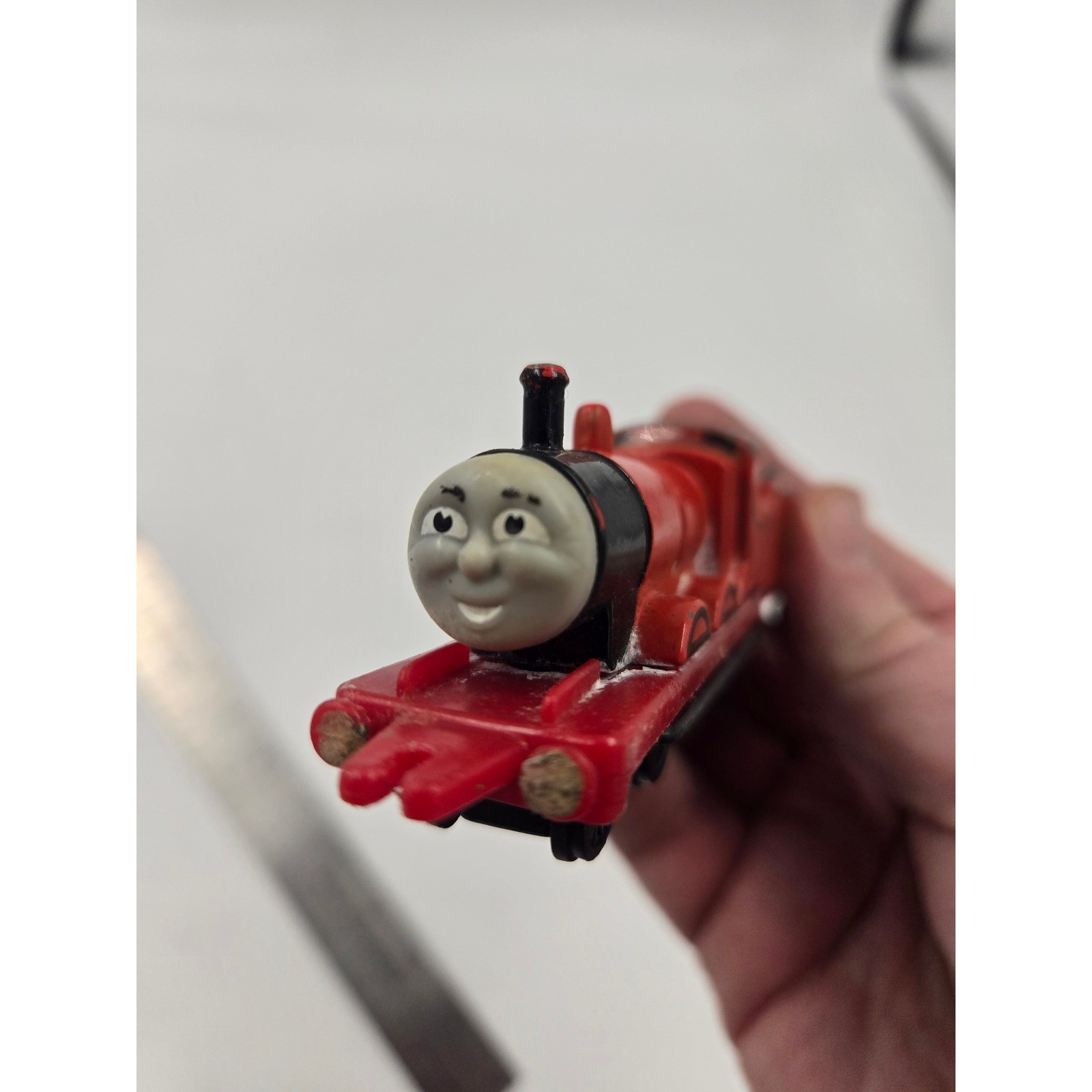 1987 ERTL Thomas the Train Friends – James Red #5 Tank Engine – Vintage