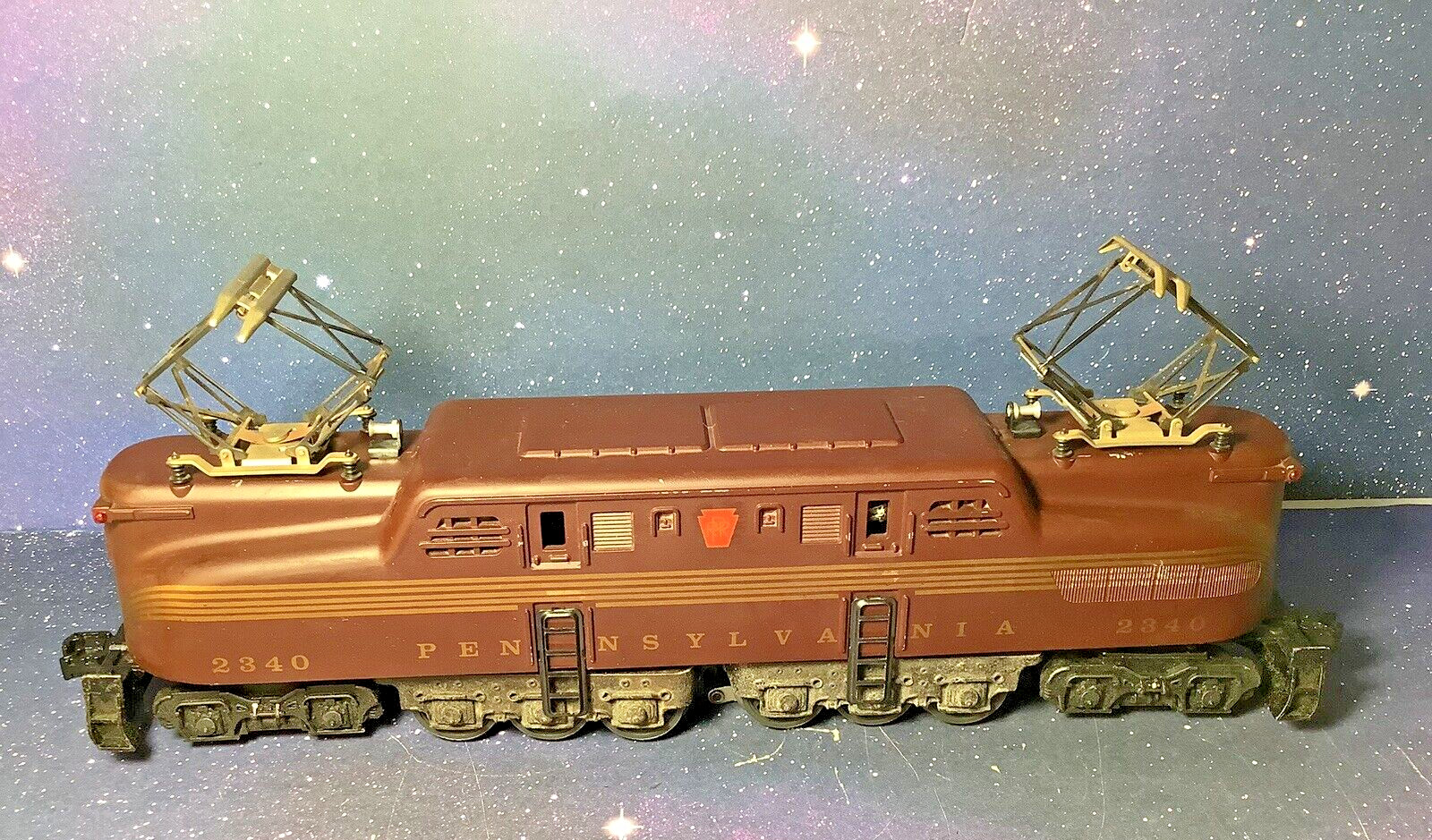 Lionel ( Williams) O Pennsylvania #2340 GG-1 Tuscan 5-Stripe Electric Diesel