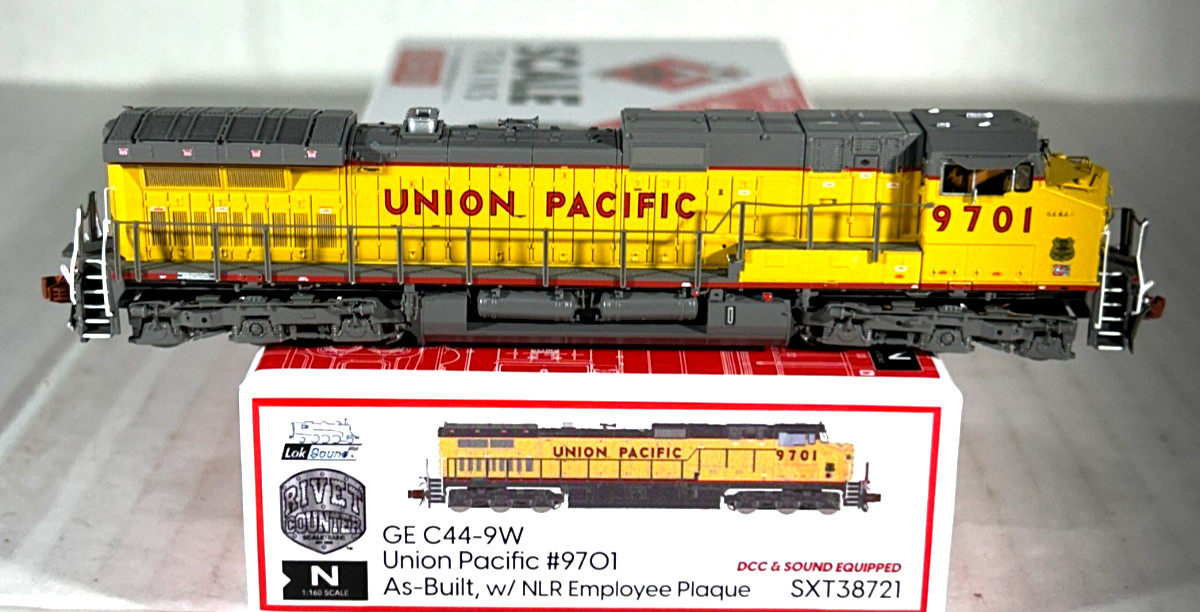 SCALETRAINS N SCALE GE C44-9W LOCOMOTIVE SOUND&DCC UNION PACIFIC SXT38721