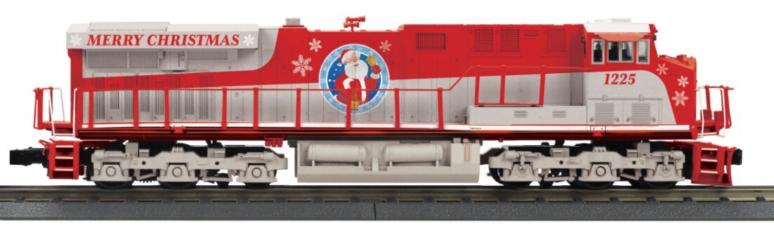 MTH (RAILKING IMPERIAL) CHRISTMAS ES44AC DIESEL ENGINE PS3! O GAUGE SANTA CLAUSE
