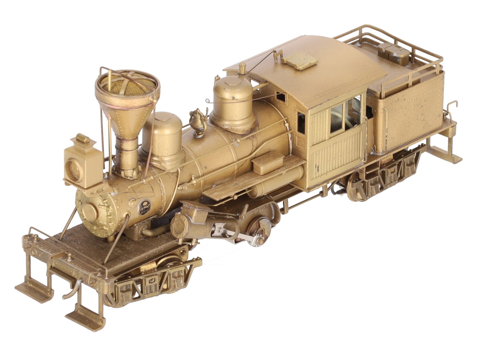 United Models HO Scale BRASS Classic Railroad Logging Climax Class B EX/Box