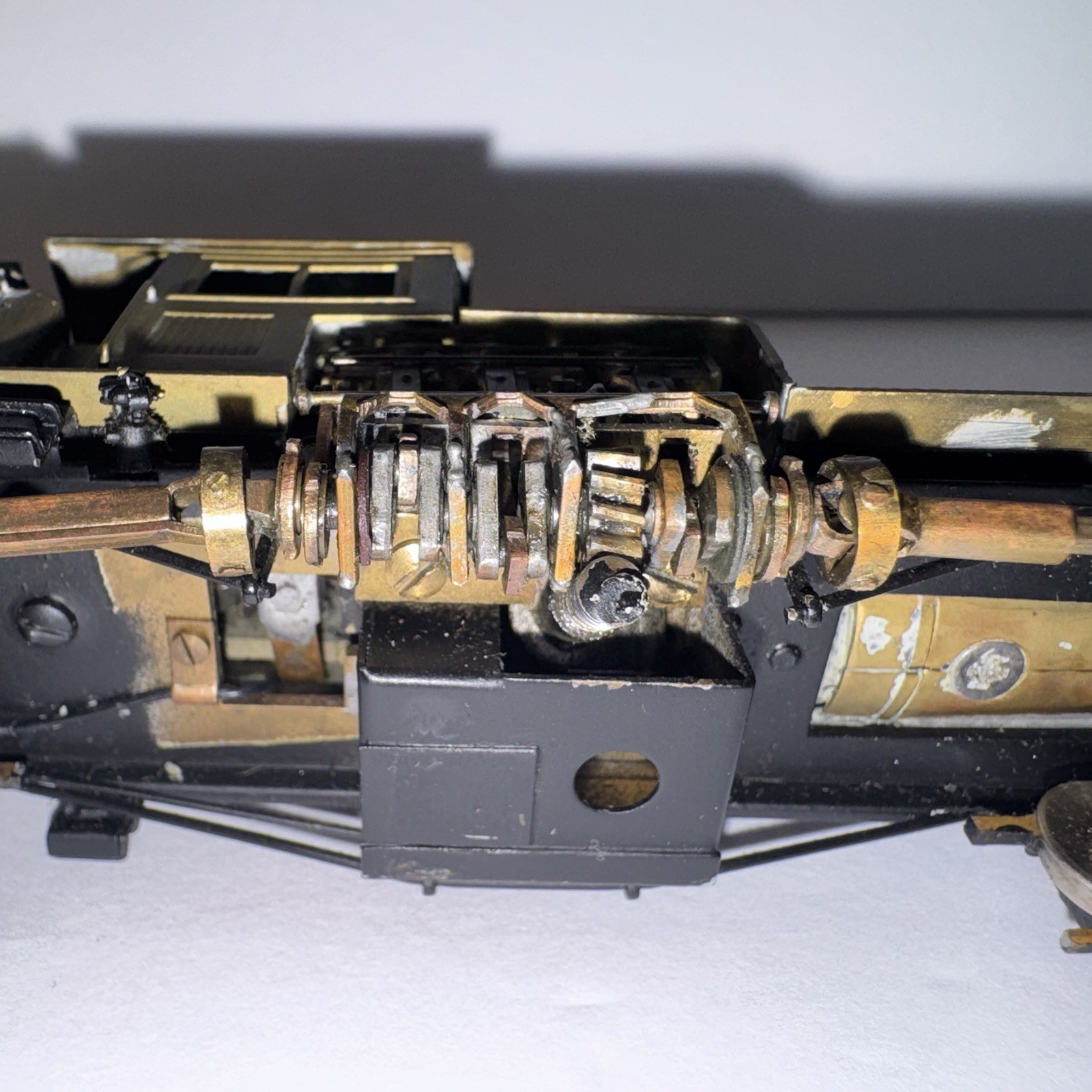 HO UNITED 2-TRUCK SHAY CLASS B GEARED LOGGING LOCOMOTIVE BRASS VINTAGE PFM???
