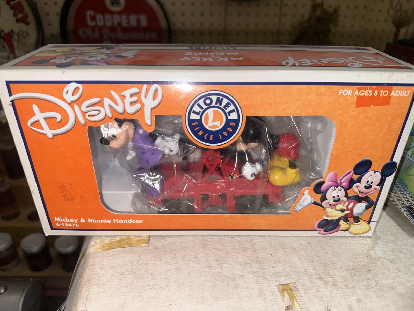 Lionel 6-18476 Disney Mickey and Minnie Handcar LN/Box