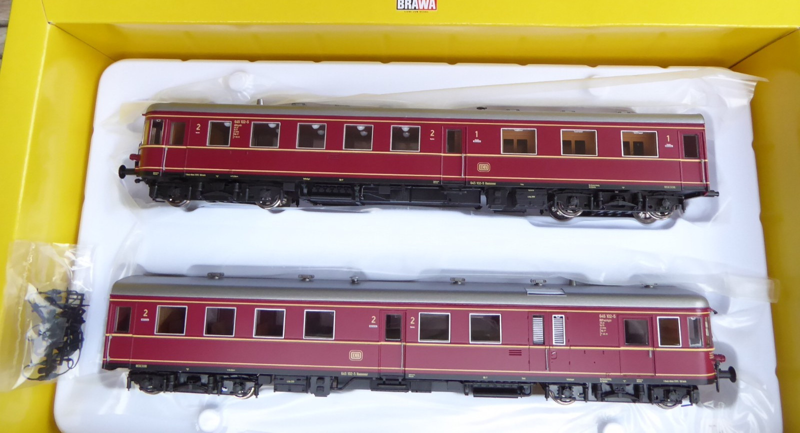 Brawa 44192 H0 2-Part Diesel Multiple Unit BR 645 Stettin DB Era 4 DSS Rare
