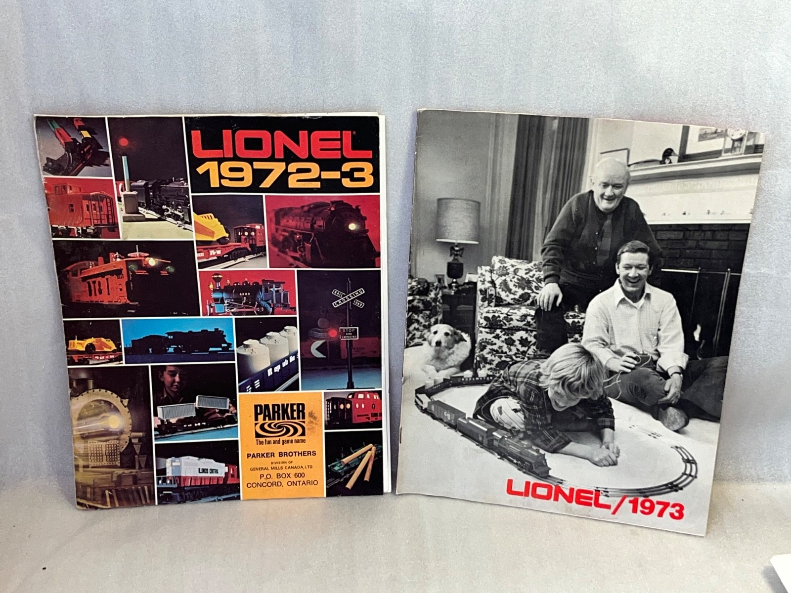 Lot of Lionel empty boxes, catalogue, instruction sheet & Tri-Ang catalogue