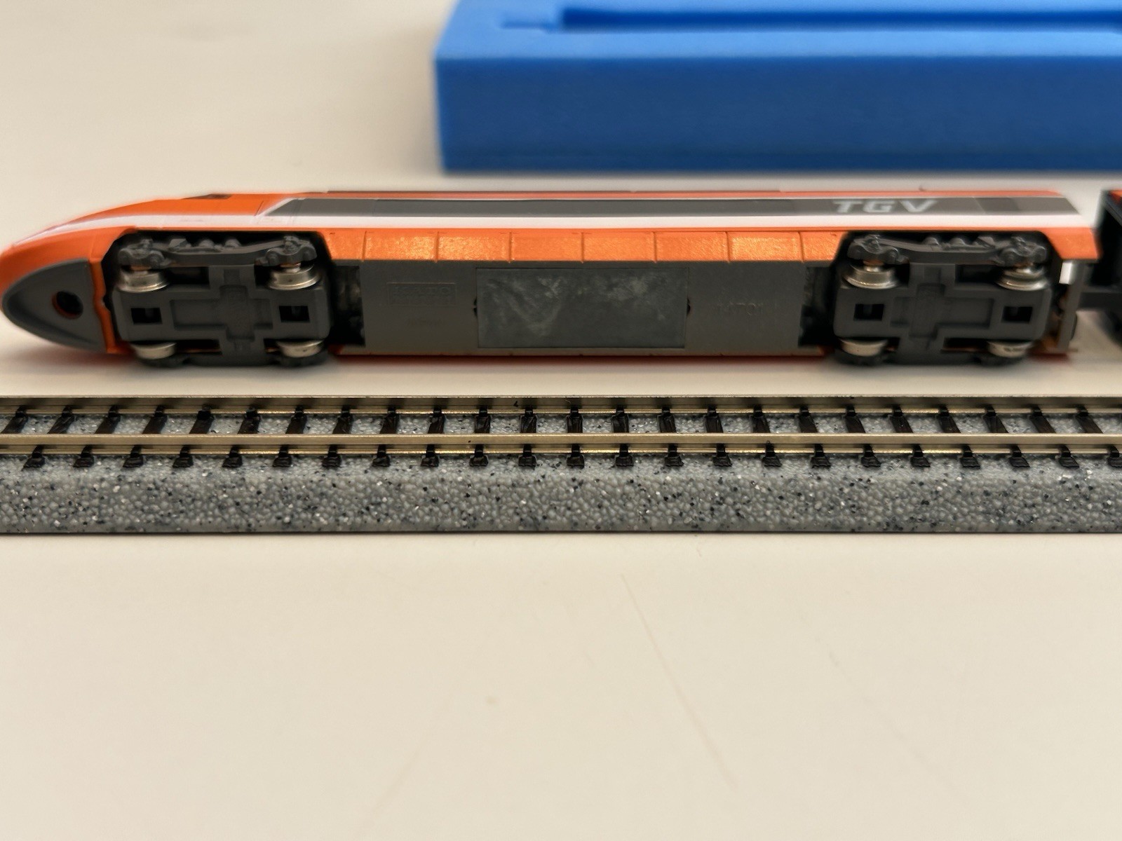 KATO French Railroad TGV S14701 N Scale Bullet Train Japan Used – Very Rare