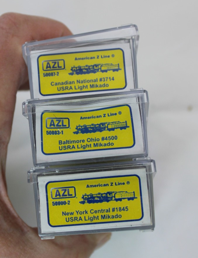 Z- Gauge – AZL – 2-8-2 – Light / Heavy Mikado Engines – Your Choice