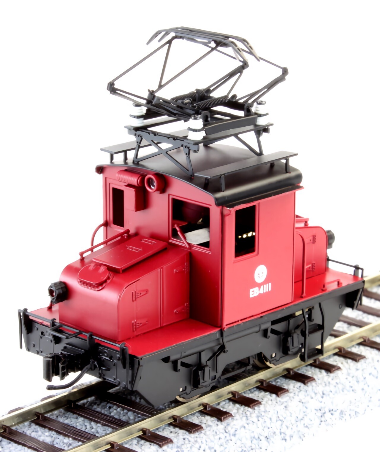 HO/J World Craft GE Ueda Kotsu EB4111 Steeplecab Electric Locomotive Kit w/Panto