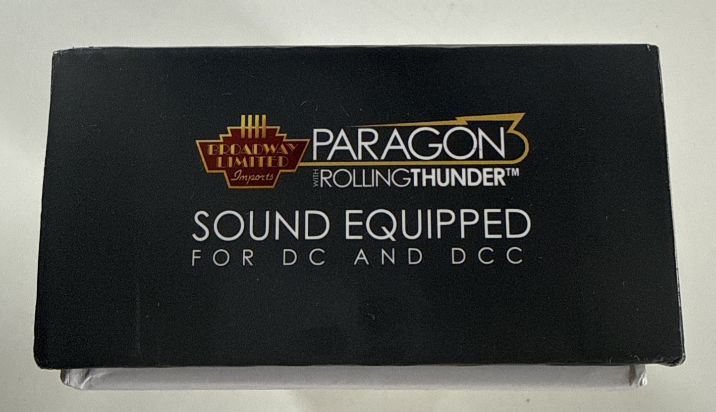 Broadway Limited Paragon With Rolling Thunder 3423 GE AC 6000, BHP #6075
