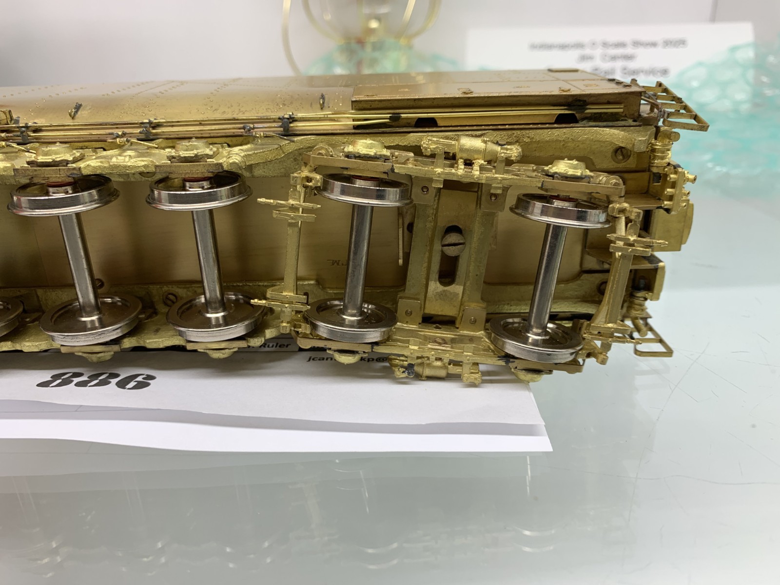 886 KTM Brass Crown Series PSC Tender UP Challenger or UP Big Boy O Scale 2 Rail