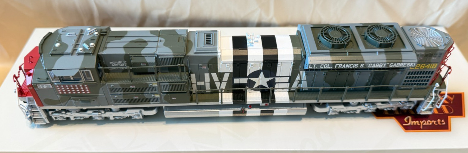 Broadway Limited BLI HO USAAF Gabreski Fantasy Paint SD70ACE DCC Ready