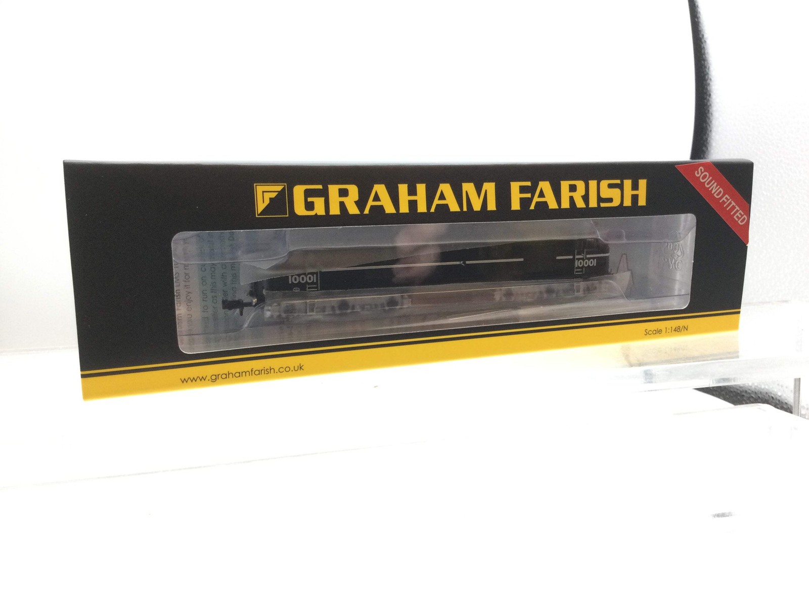 Graham Farish 372-911SF N Gauge LMS 10001 Black & Silver DCC SOUND