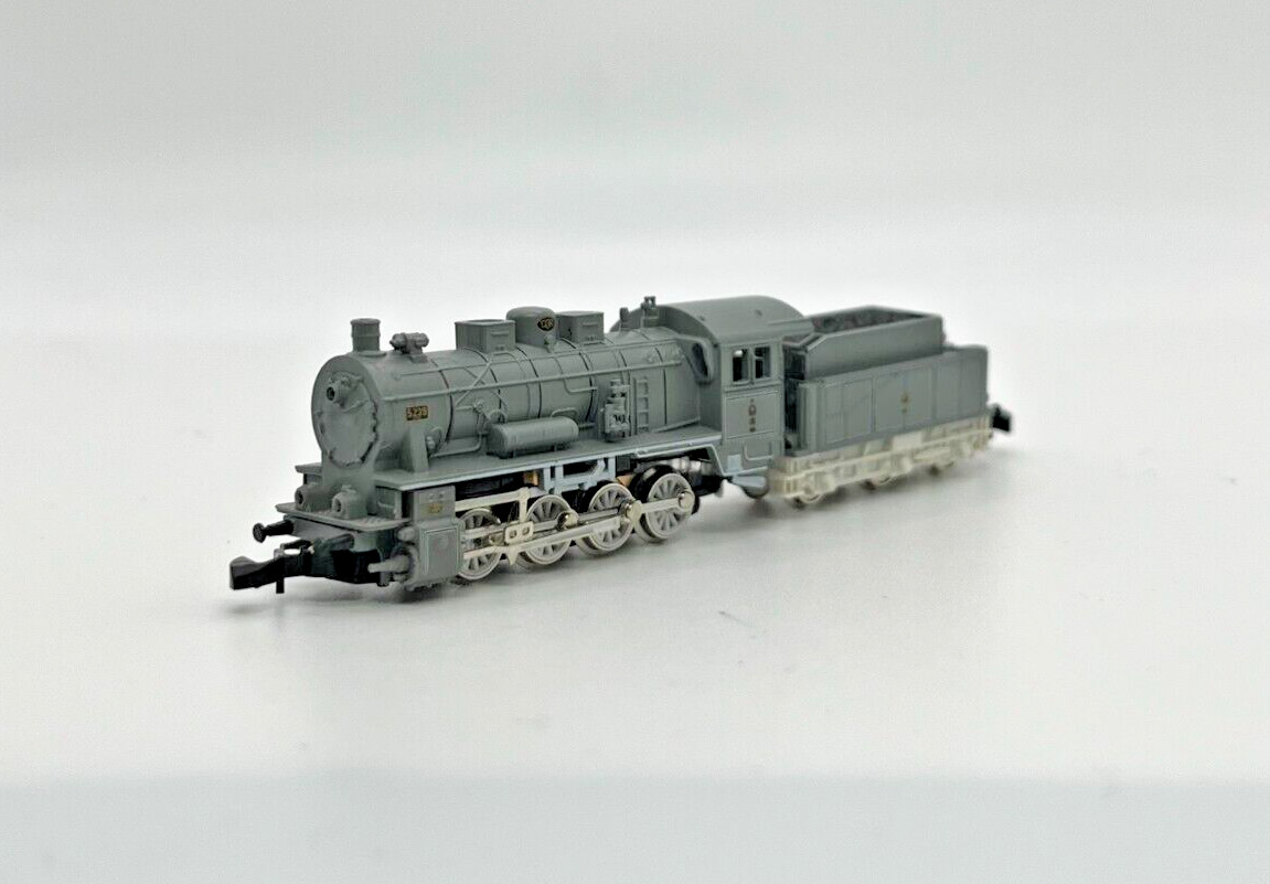 Z Scale Marklin 88981 Gray Steam Locomotive With Tender Original Box (A)