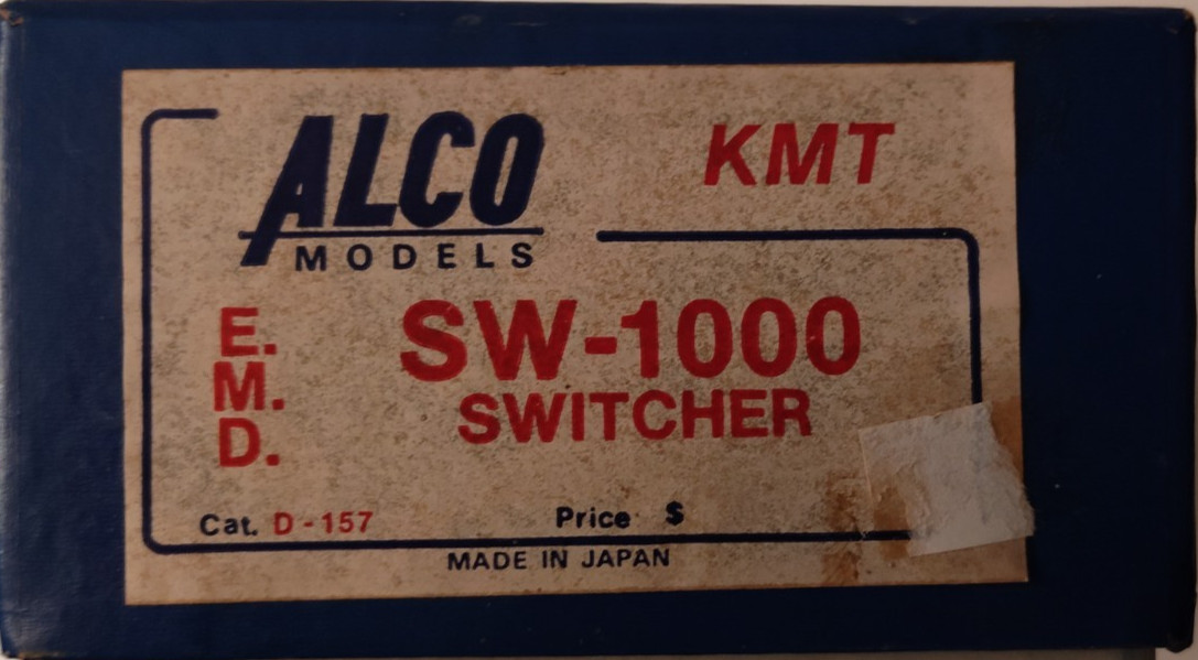 HO Scale Alco Brass Penn Central SW 1000 Diesel locomotive no 9554