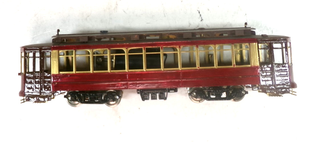 Fairfield Traction HO brass brill trolley in original box (lot BB 566)
