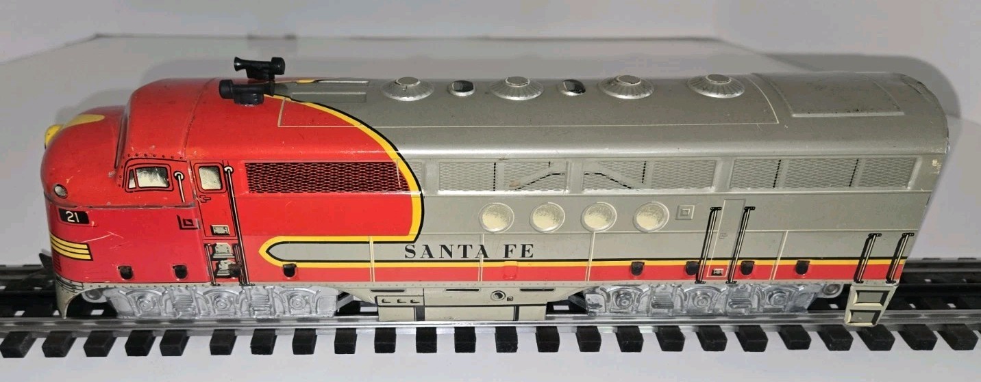 Marx 21 Santa Fe Tin Diesel Dummy A Unit