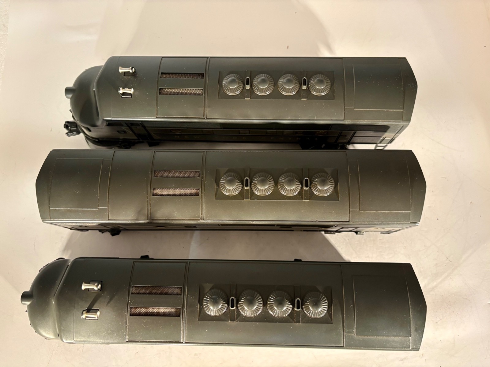 Lionel #2344 New York Central A-B-A F-3 Diesel SET, EX+, 1950-52