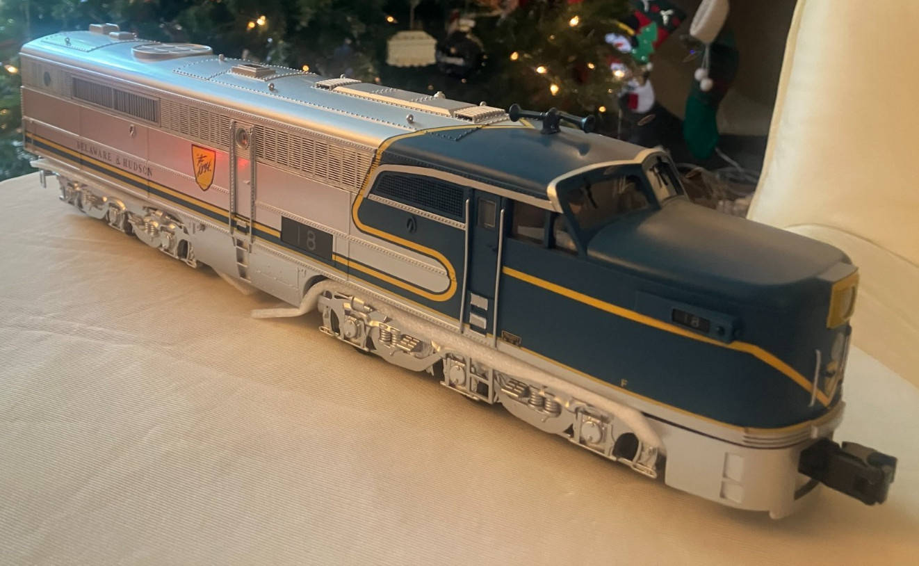 MTH 20-2321-1 A-B-A Alco PA Delaware & Hudson Ps2, BCR, LN 3R O scale