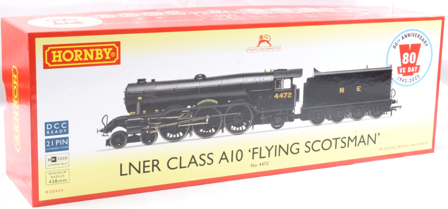 Hornby LNER – Class A10 – “Flying Scotsman” VE OO Gauge Steam Locomotive R30454