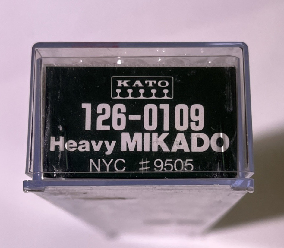 Kato N Scale New York Central Heavy Mikado 2-8-2 Steam Locomotive No. 9505