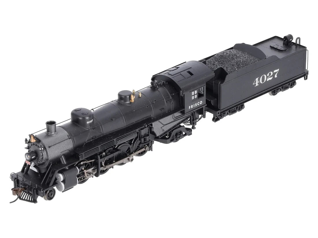BACHMANN 54405 HO SCALE Frisco #4027 2-8-2 Light Steam Loco w/ Med Tender DC