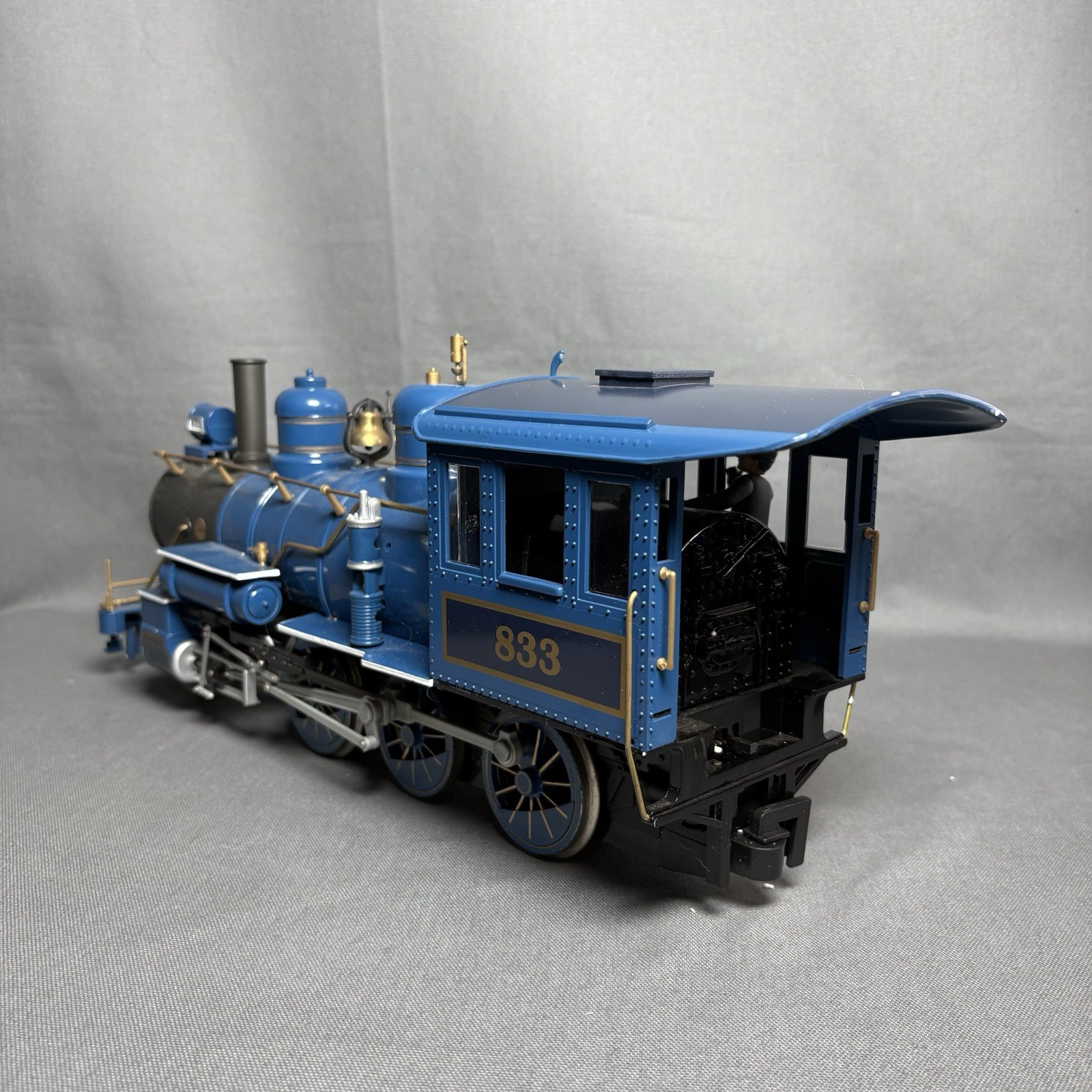 Bachman Steam Locomotive & Tender ~ NEW JERSY CENTRAL ~ Blue Comet Rd# 833 – G