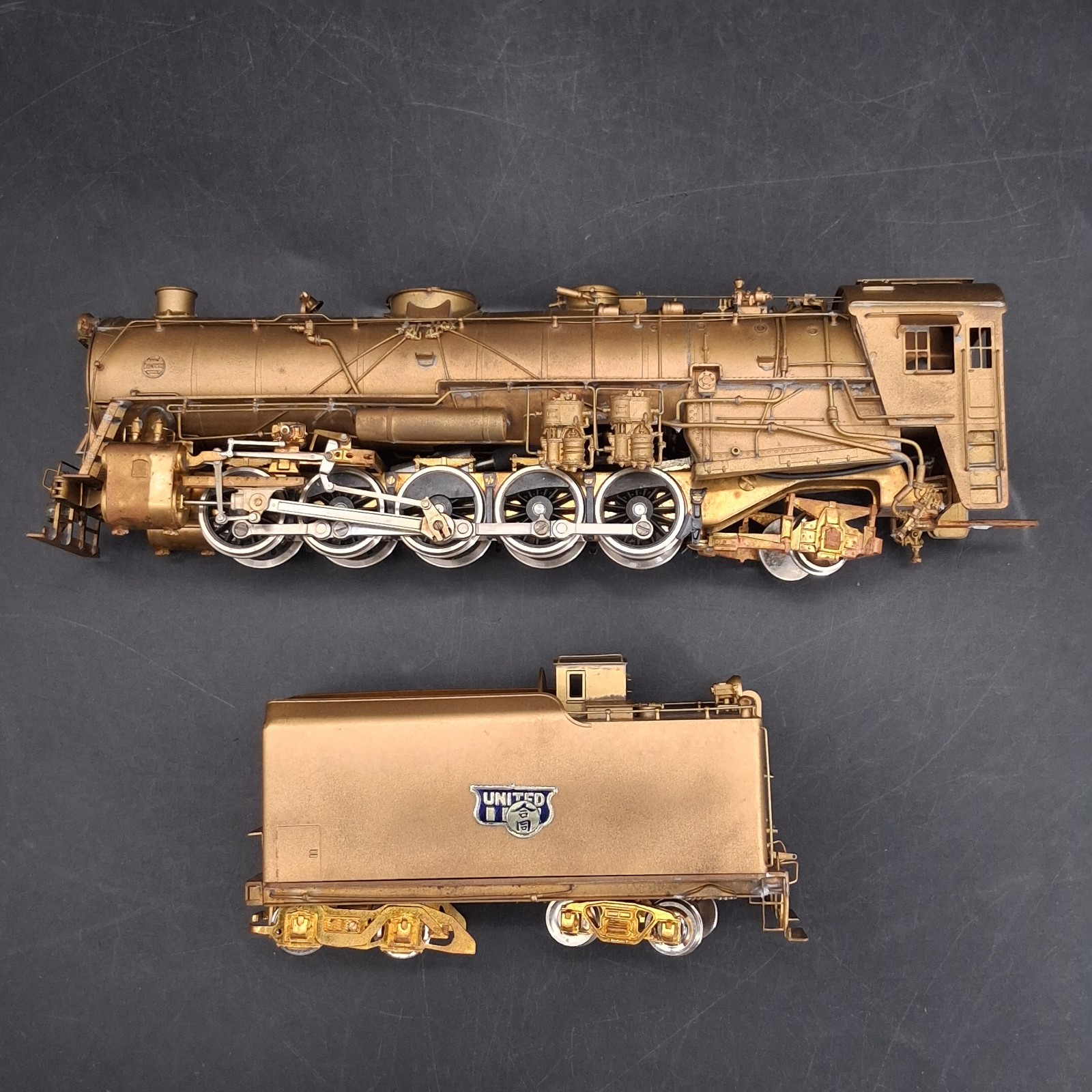 PFM United Scale Models DM&IR HO Gauge BRASS 0-10-2 Steam Locomotive and Tender