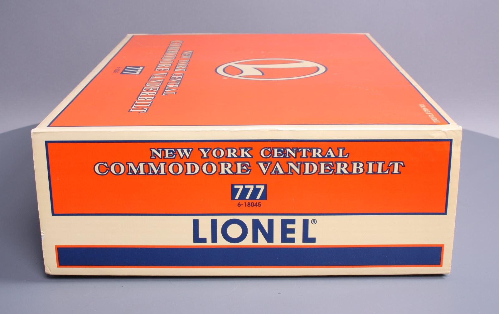 Lionel 6-18045 O Gauge NYC Commodore Vanderbilt 4-6-4 Steam Locomotive & Tender