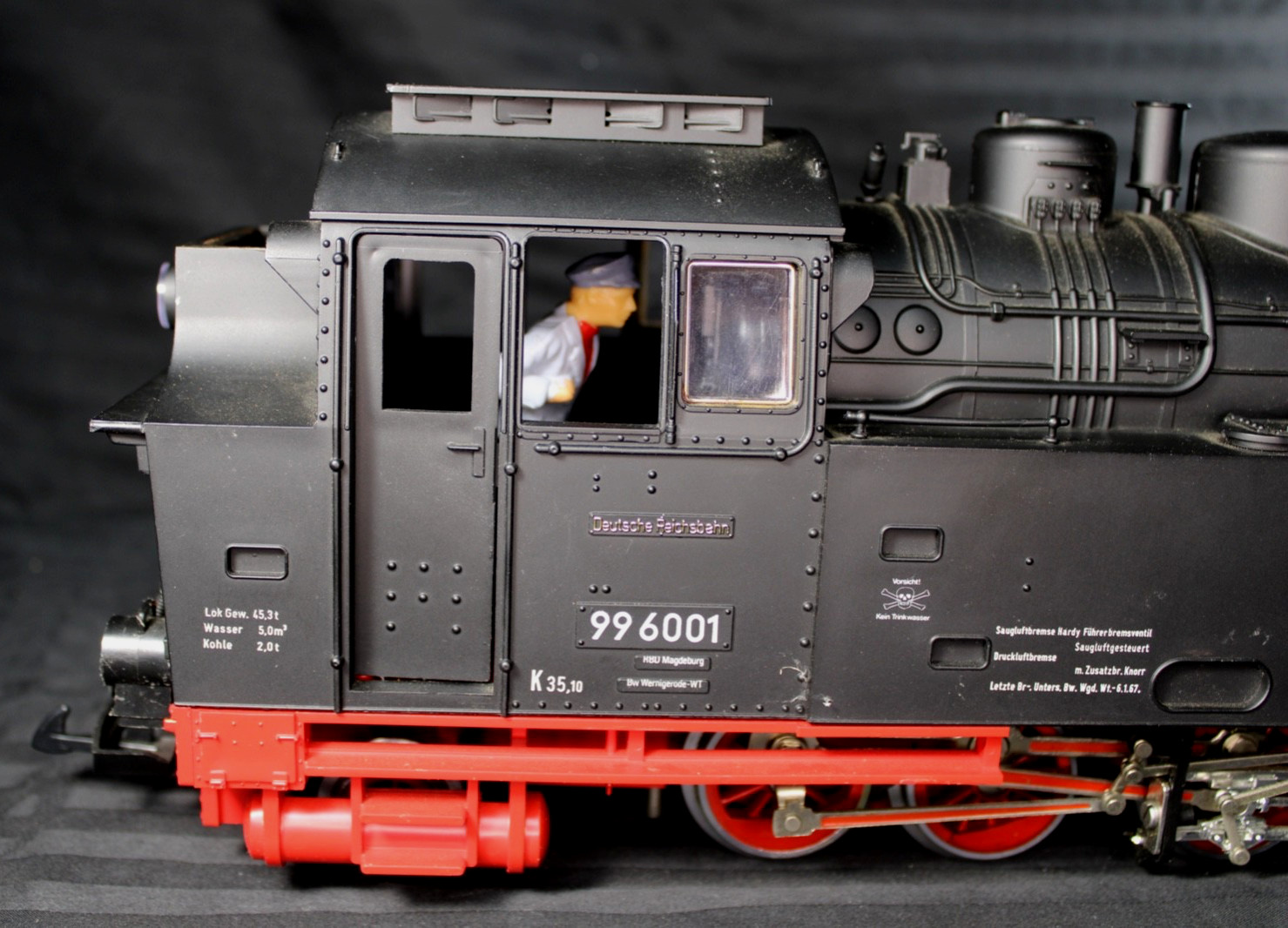 LGB #2080 S G Scale 2-6-2 Tank Engine R/N996001 W/Sound & Box MINT