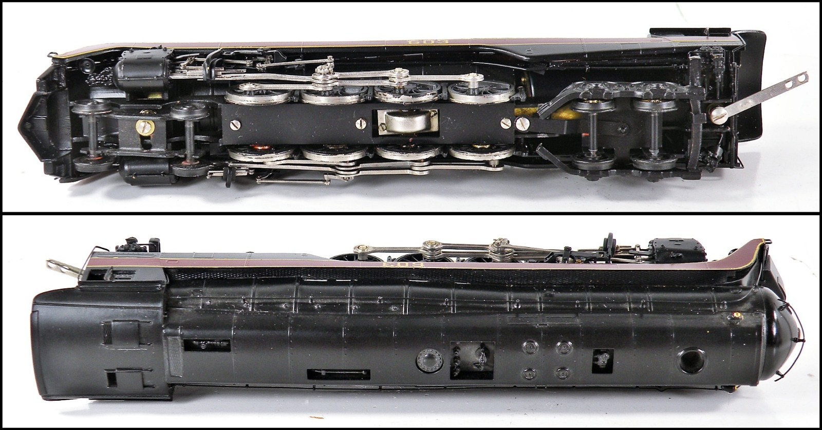 Sunset Models Brass HO Norfolk & Western 4-8-4 J-Class Loco Painted